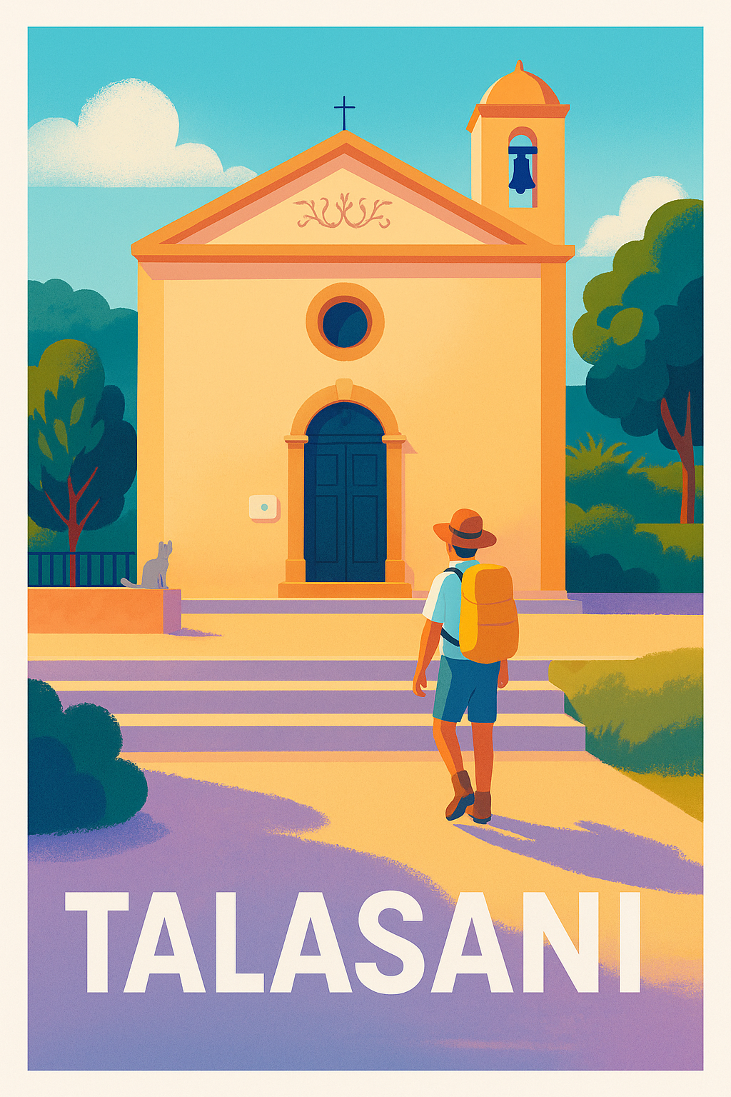 Affiche Talasani — L'escapade méditerranéenne au charme intemporel · poster d'art de Talasani