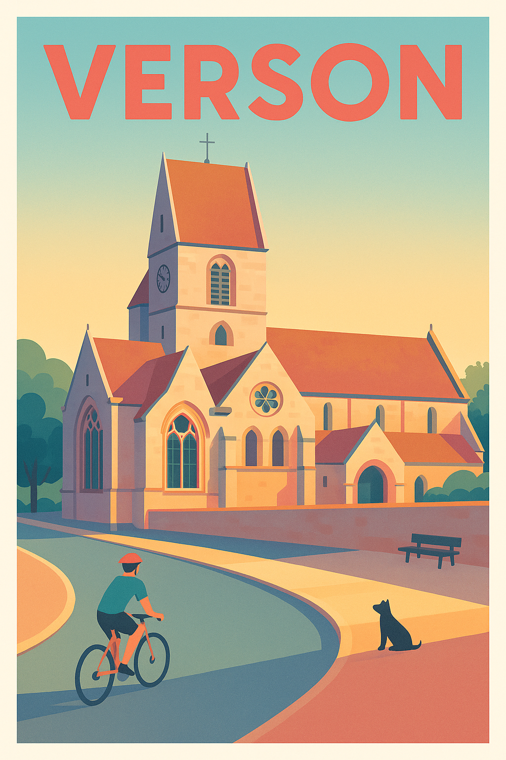 Affiche de Verson - Charme paisible au cœur de la Normandie