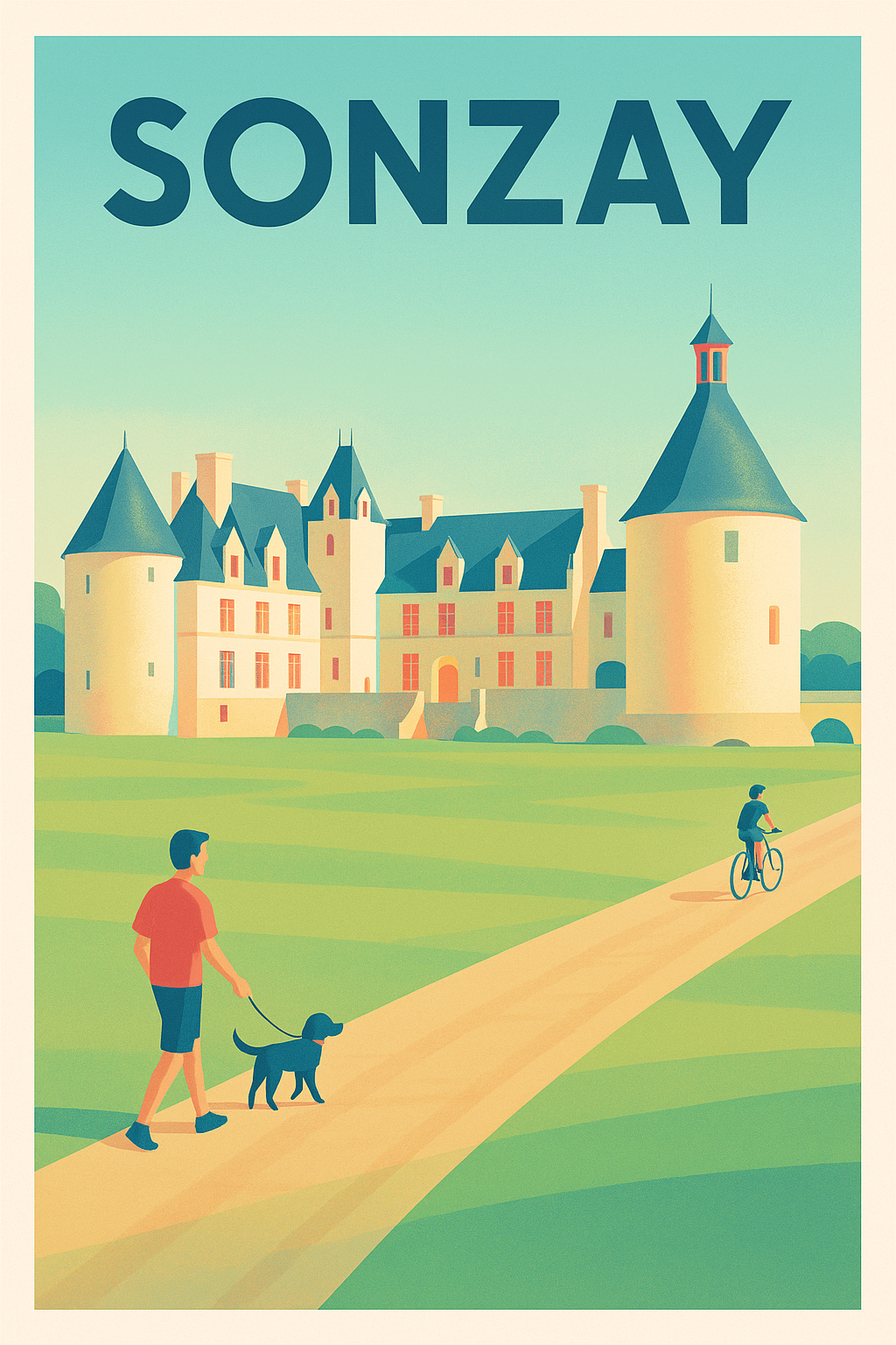 Affiche de Sonzay - Charme et sérénité au cœur de la campagne