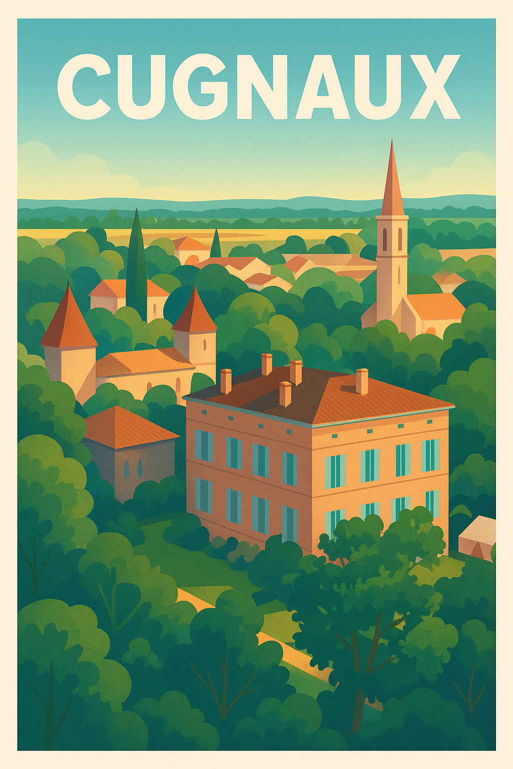 Affiche de Cugnaux - Tranquillité et charme en pleine nature