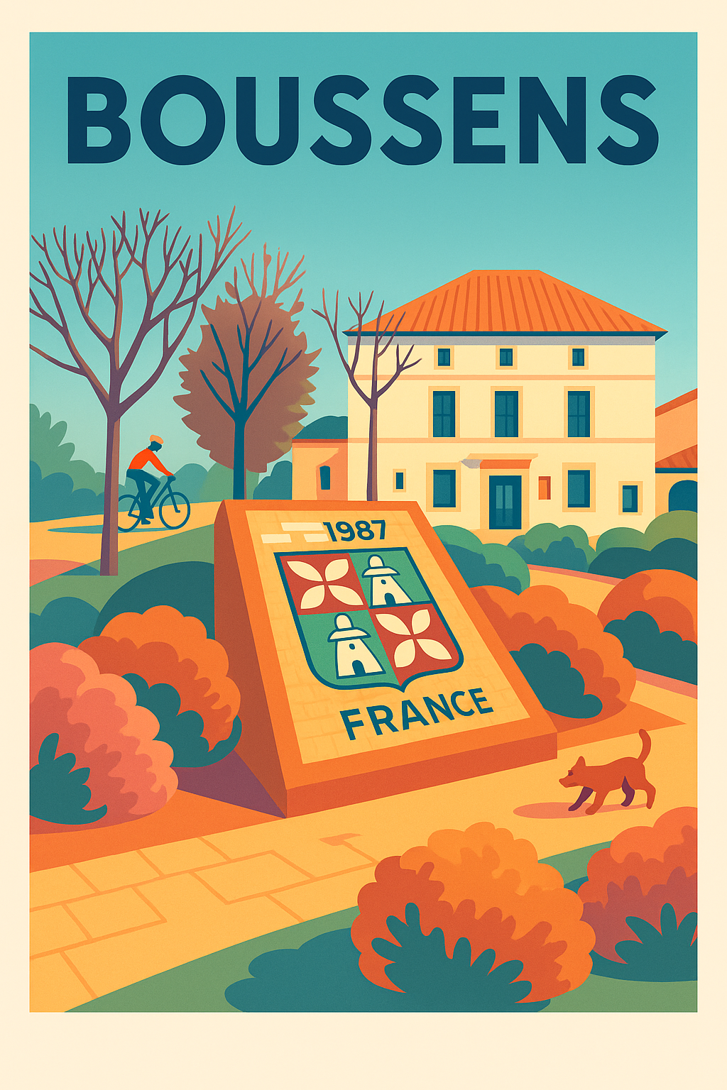 Affiche de Boussens - Charme et Sérénité du Sud-Ouest