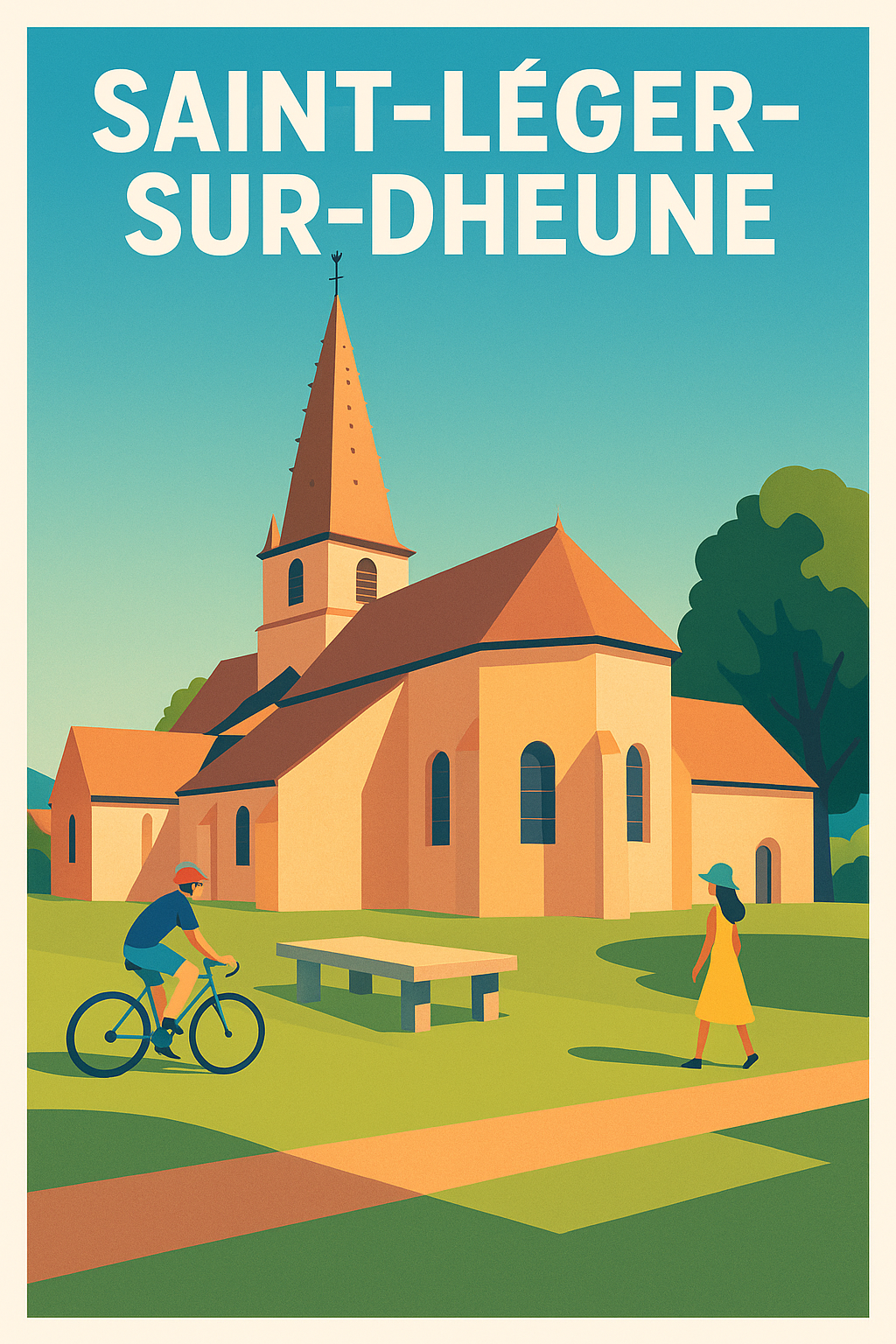 Affiche de Saint-Léger-sur-Dheune - Charme paisible au cœur du village