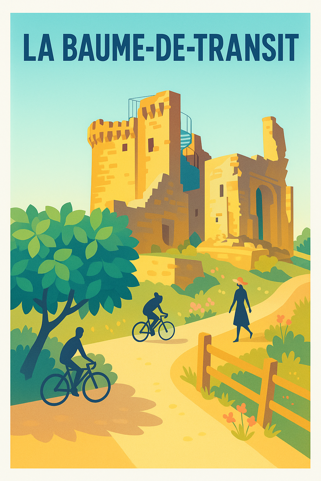 Affiche de La Baume-de-Transit - Découvrez le charme historique et naturel