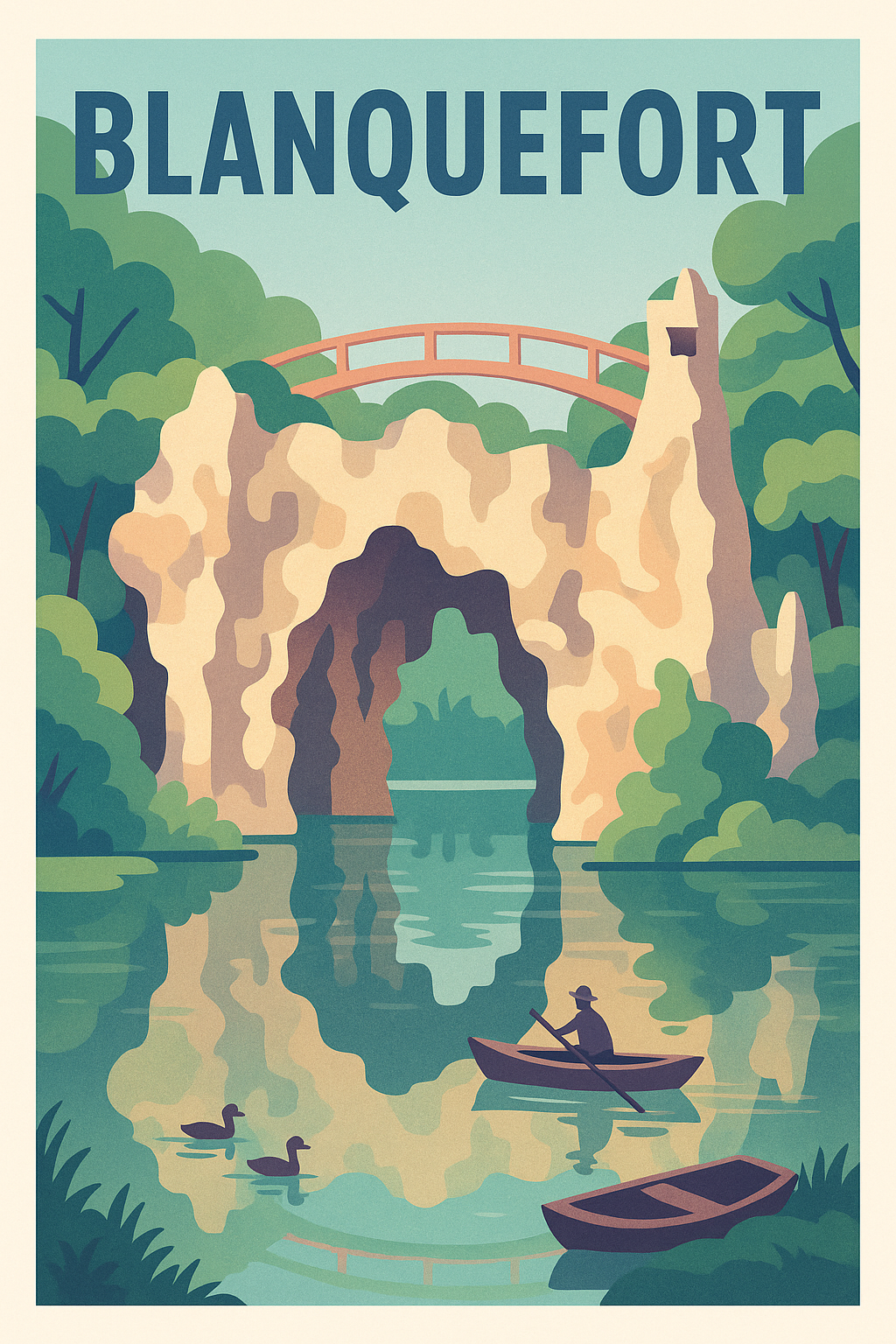 Affiche de Blanquefort - Évasion bucolique au bord de l'eau