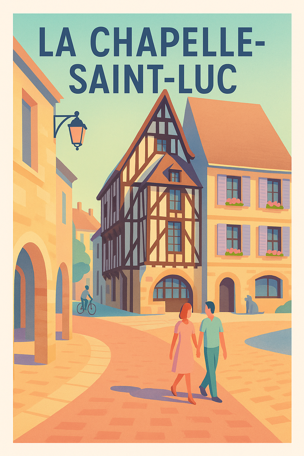 Affiche de La Chapelle-Saint-Luc - Charme et douceur de vie à l’ancienne