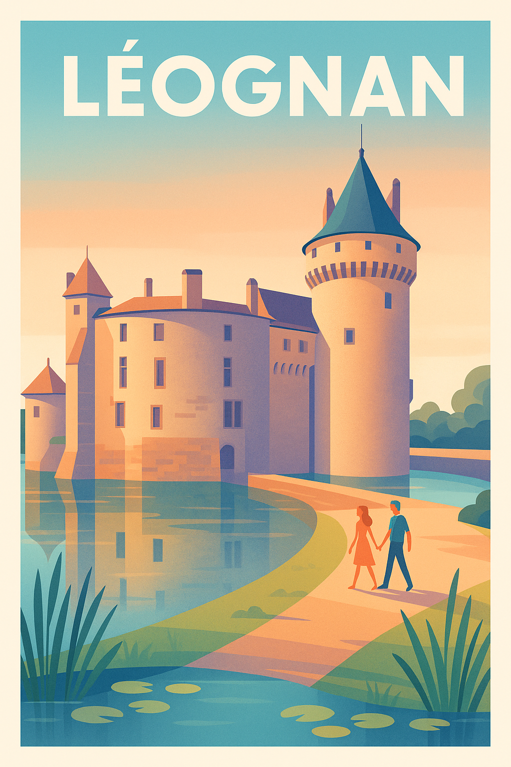 Affiche de Léognan - Charme et Histoire au Bord de l'Eau