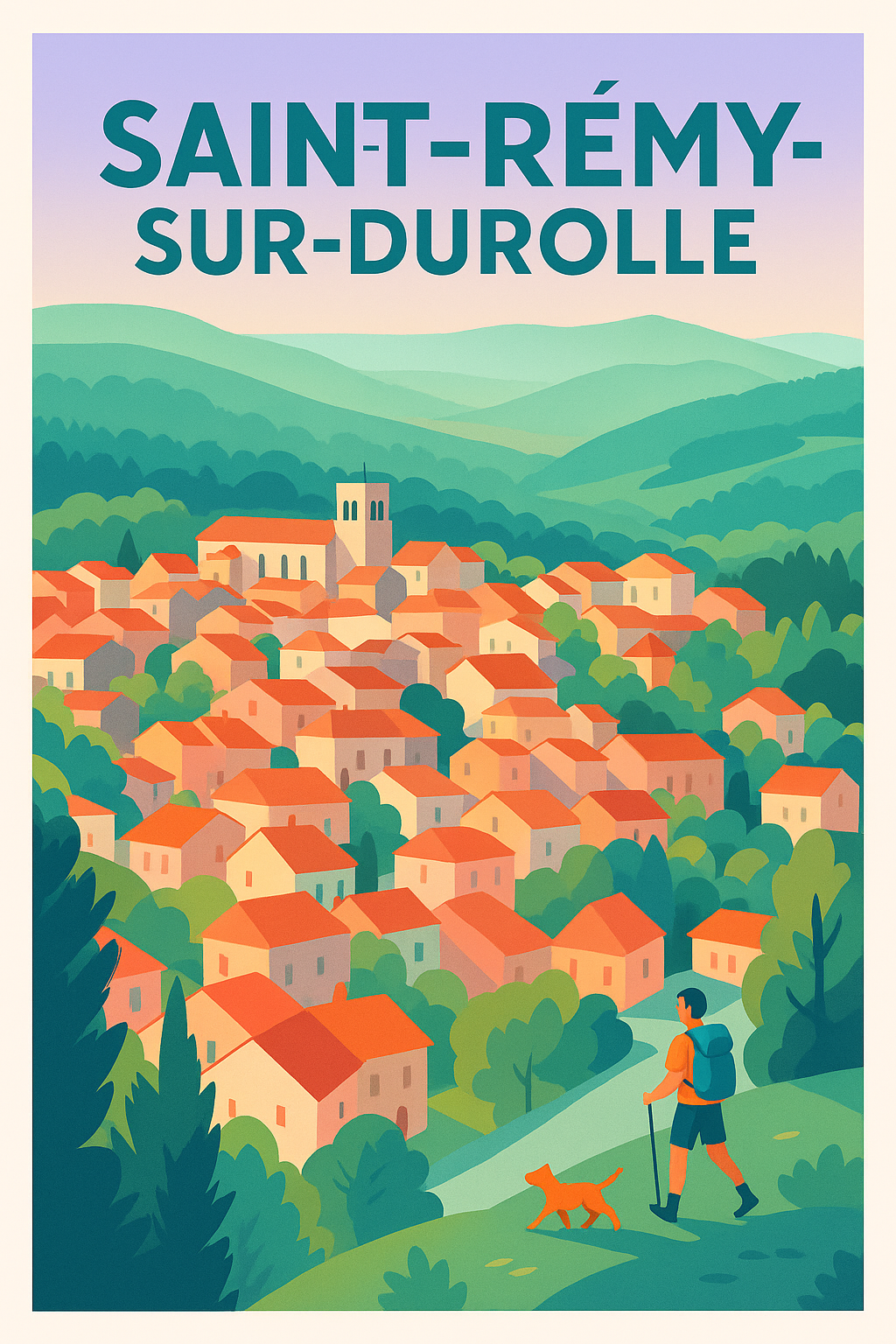 Affiche de Saint-Rémy-sur-Durolle - Évasion et nature en Auvergne