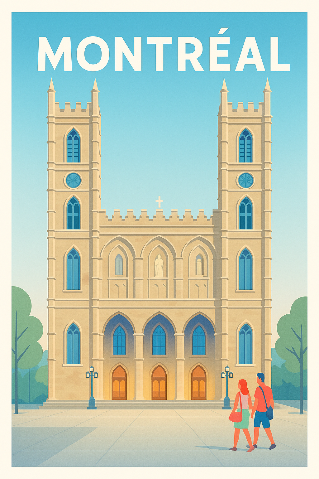 Affiche de Montréal - Charme et histoire au cœur de la ville