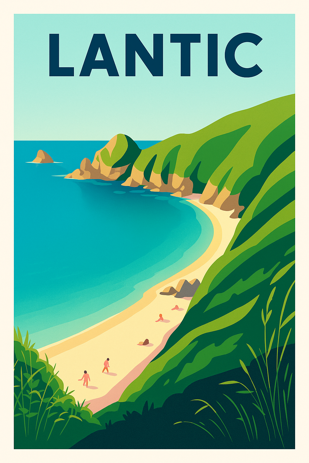 Affiche de Lantic - Évasion naturelle entre mer et verdure