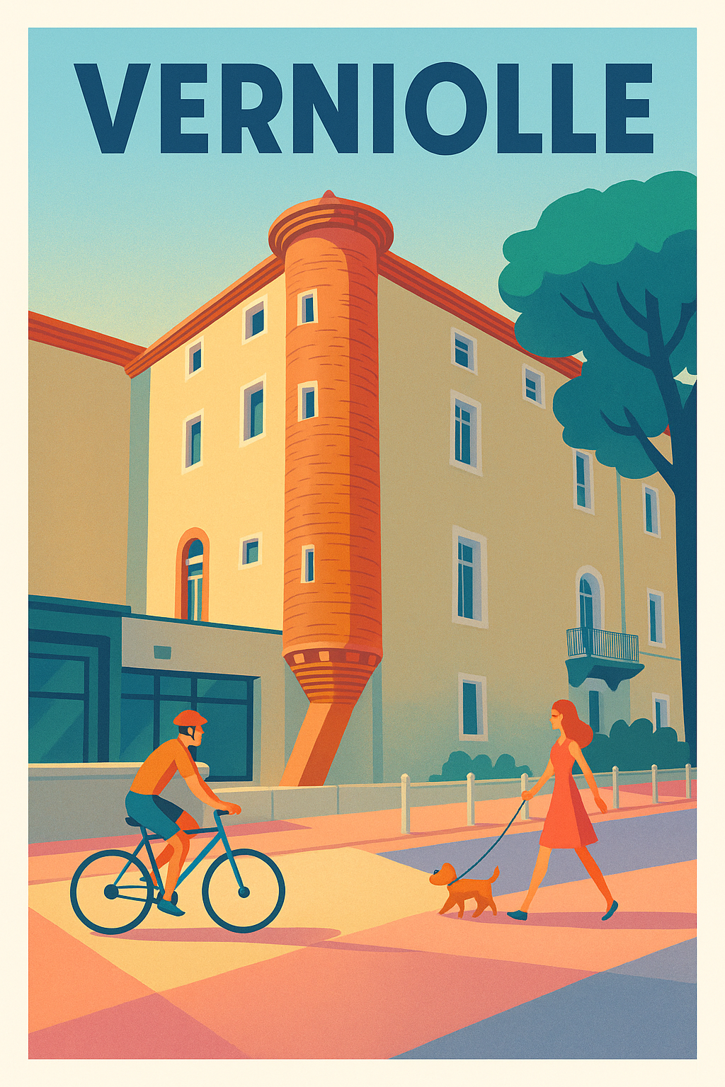Affiche de Verniolle - Ambiance douce et balade en ville