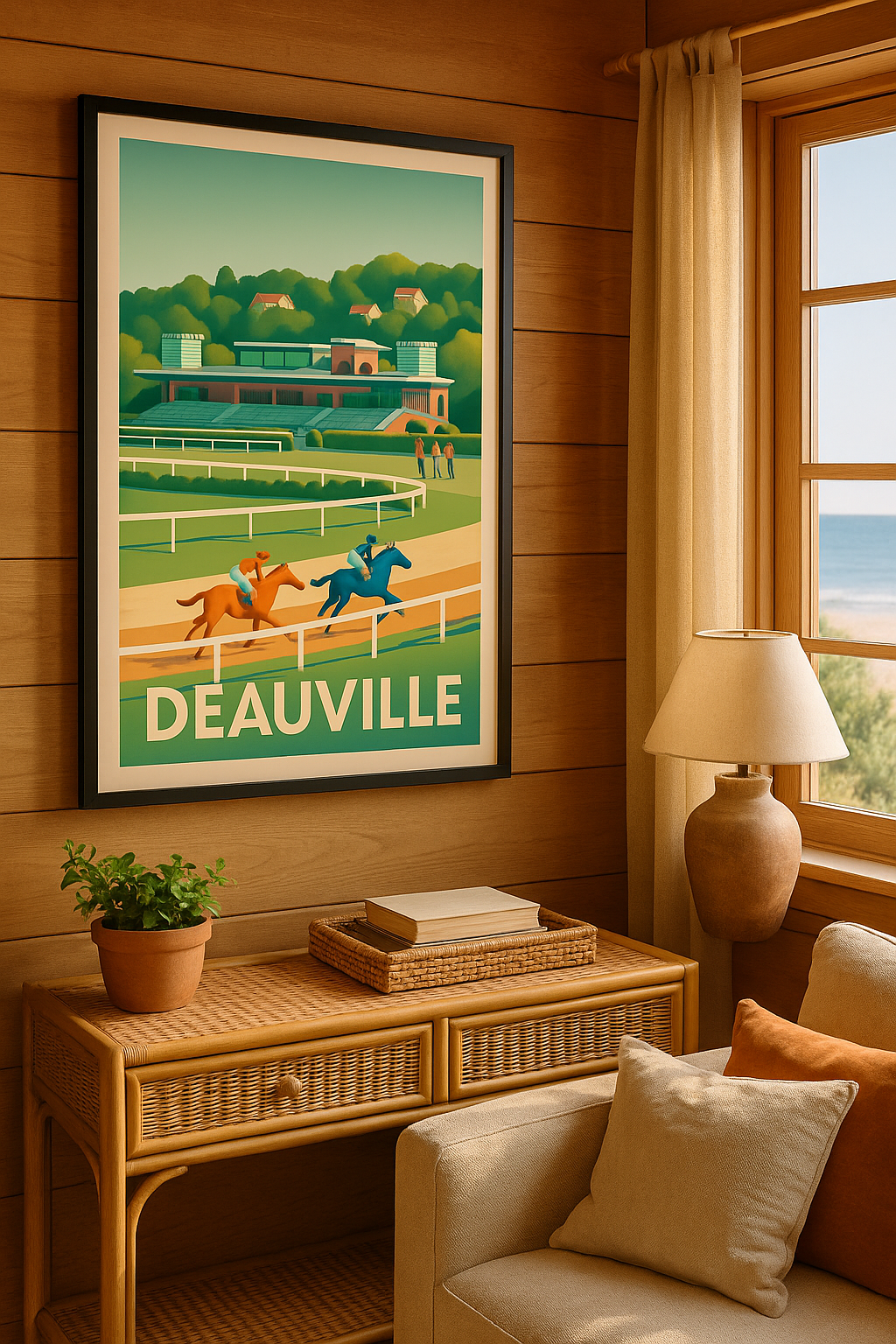 Mise en situation Affiche de Deauville - L'élégance des courses hippiques