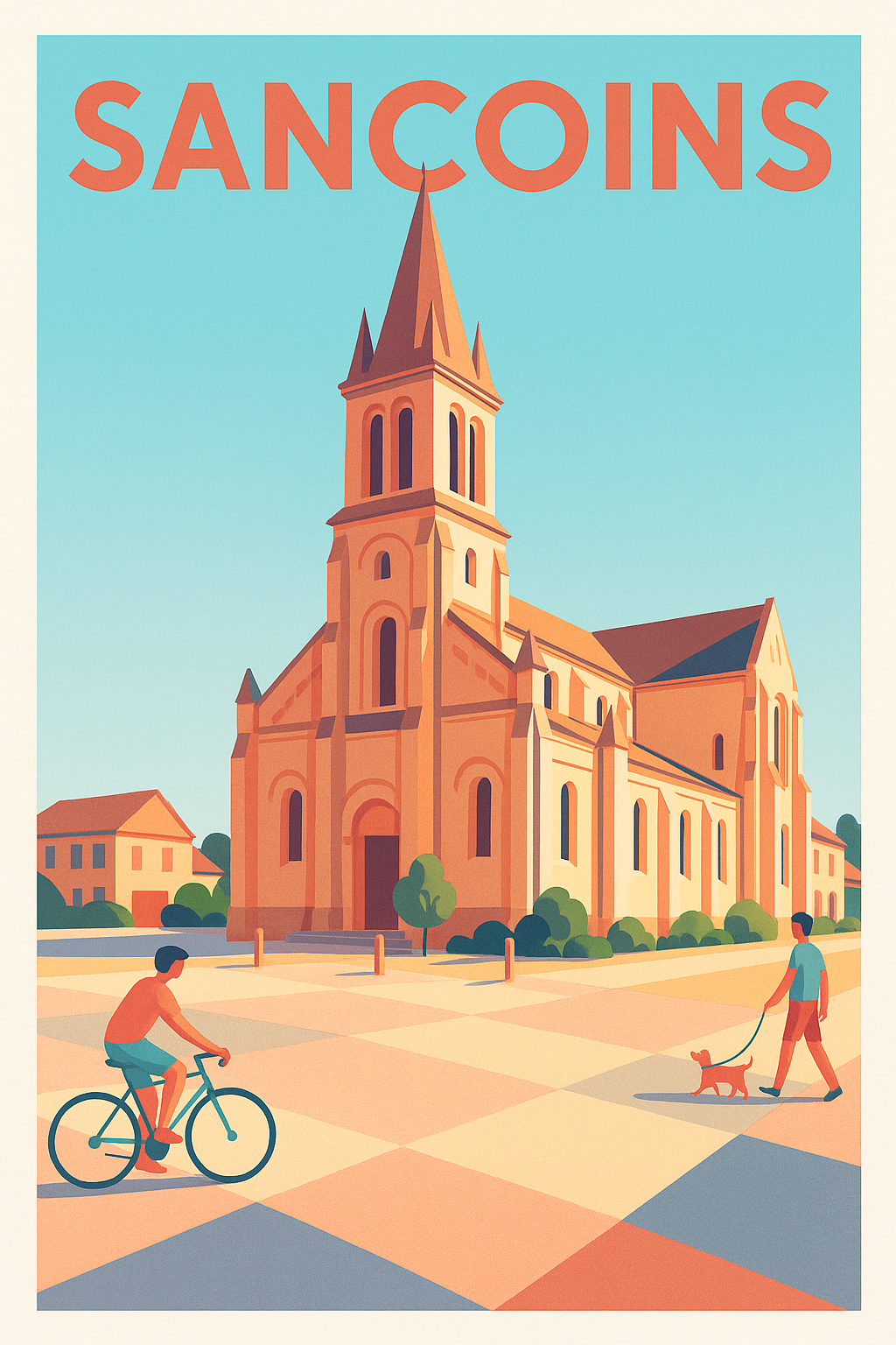 Affiche de Sancoins - Charme et sérénité au cœur du village