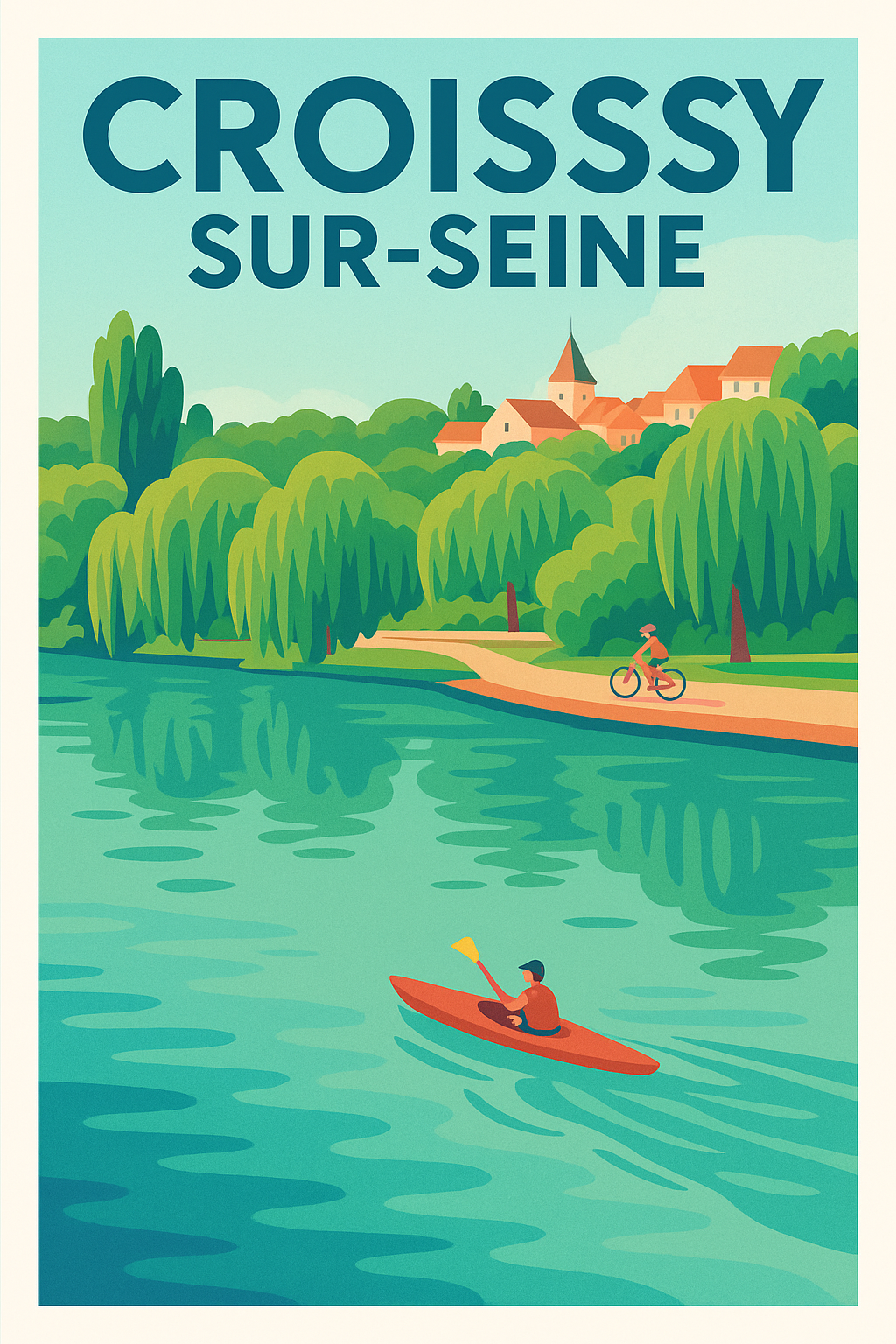 Affiche de Croisssy-sur-Seine - Évasion en pleine nature