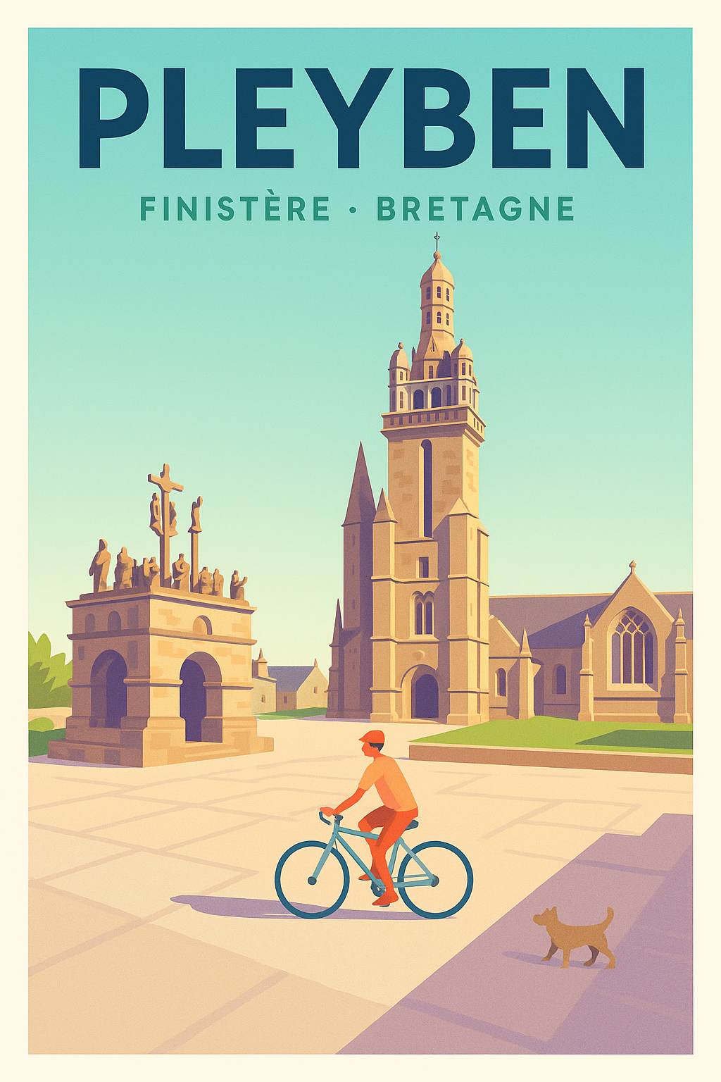 Affiche de Pleyben - L'escapade bretonne entre histoire et douceur