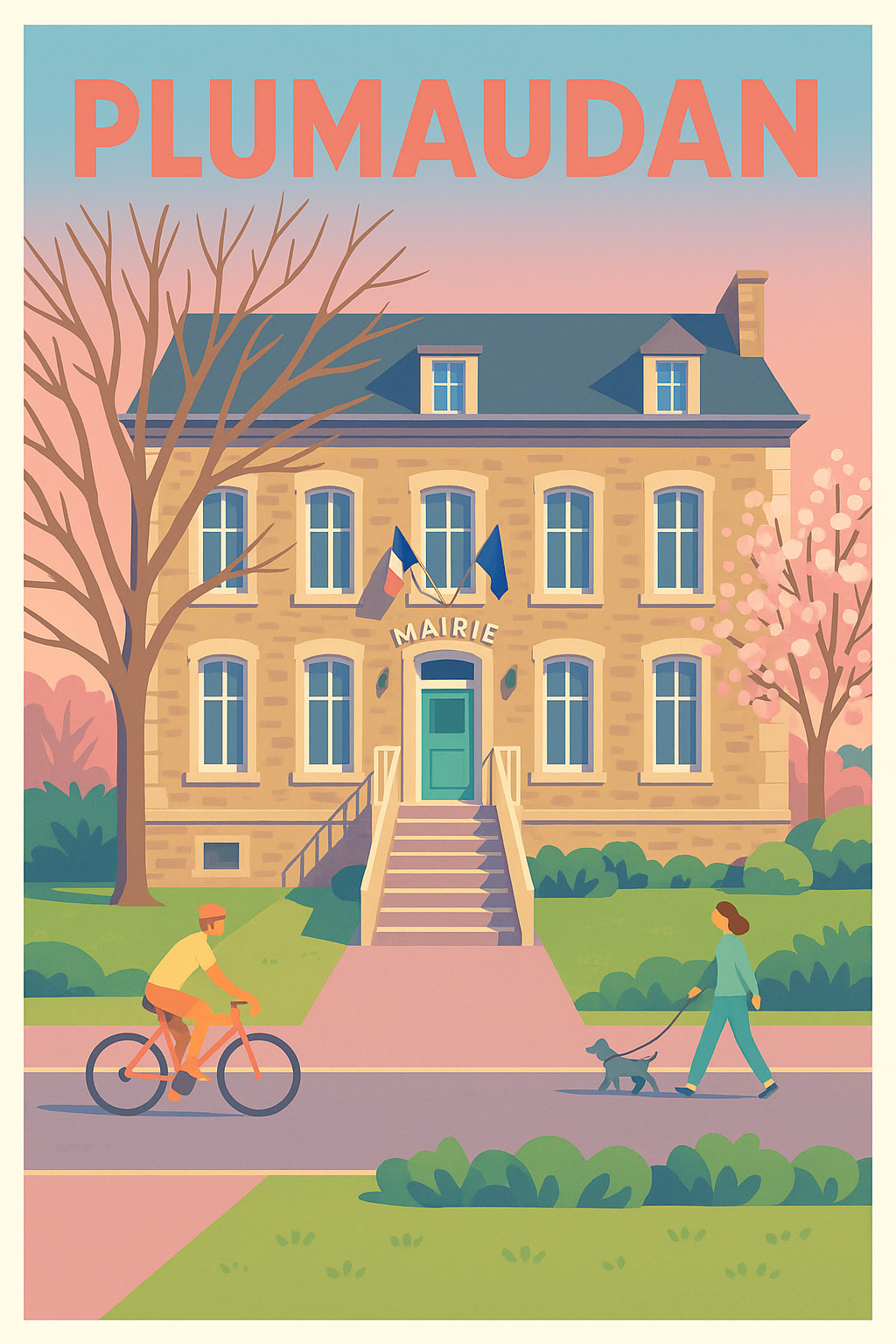 Affiche de Plumaudan - Sérénité et charme au cœur du village