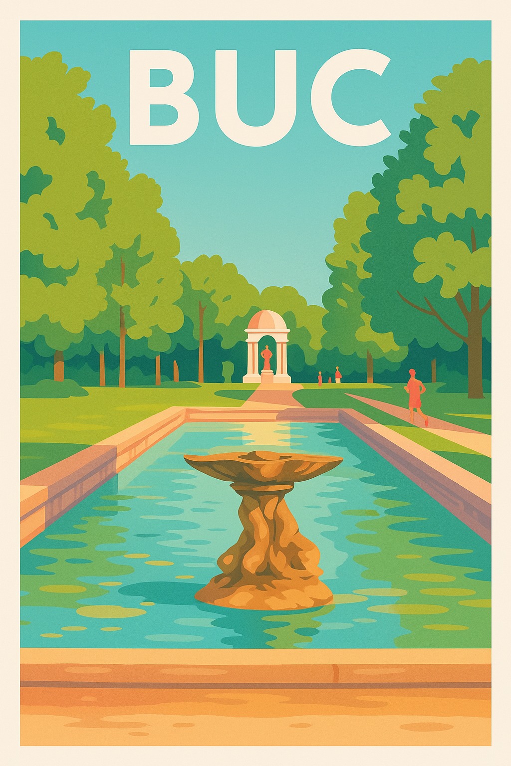 Affiche de Buc - Harmonie et nature au cœur du parc
