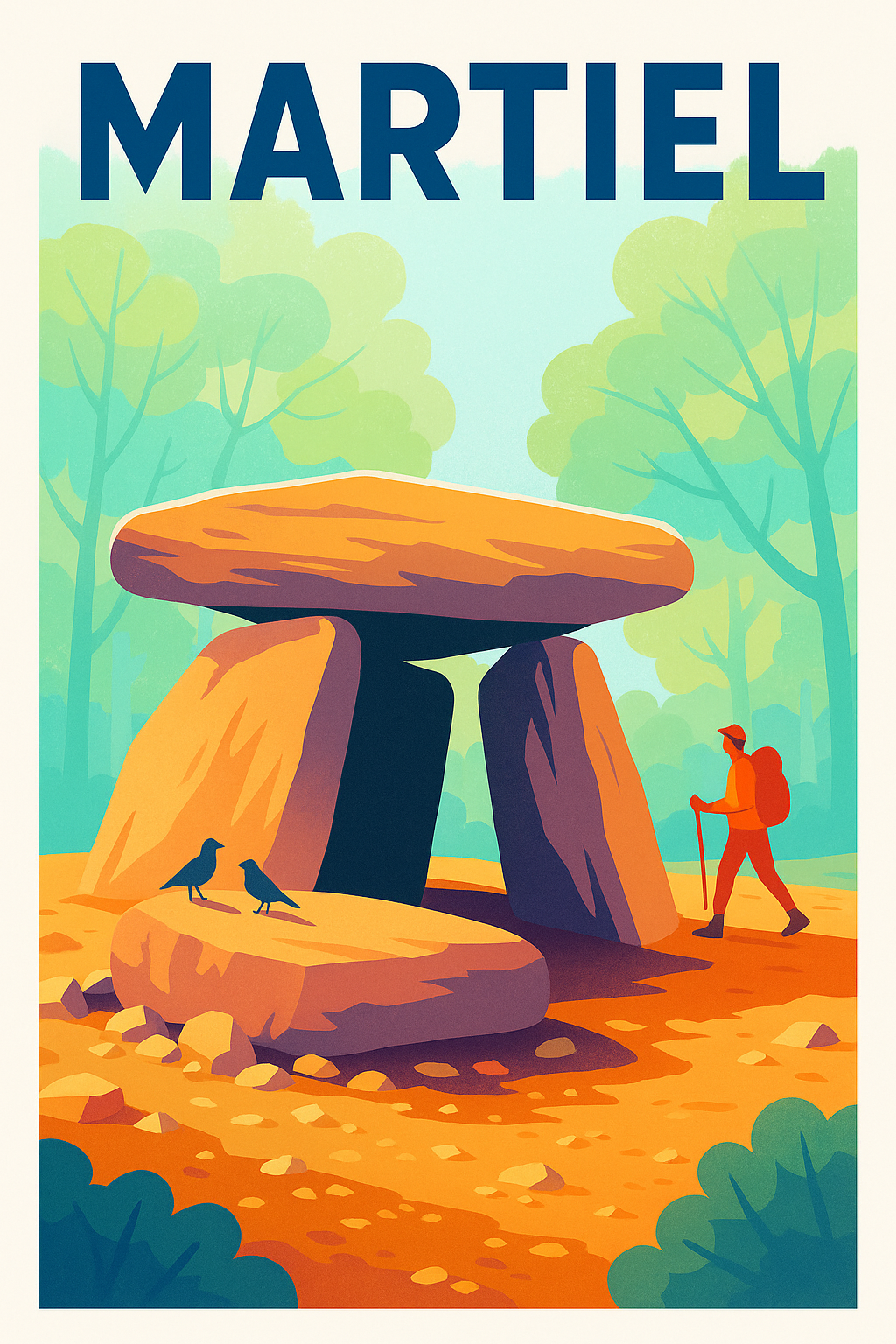 Affiche de Martiel - Voyage au cœur des mystères mégalithiques