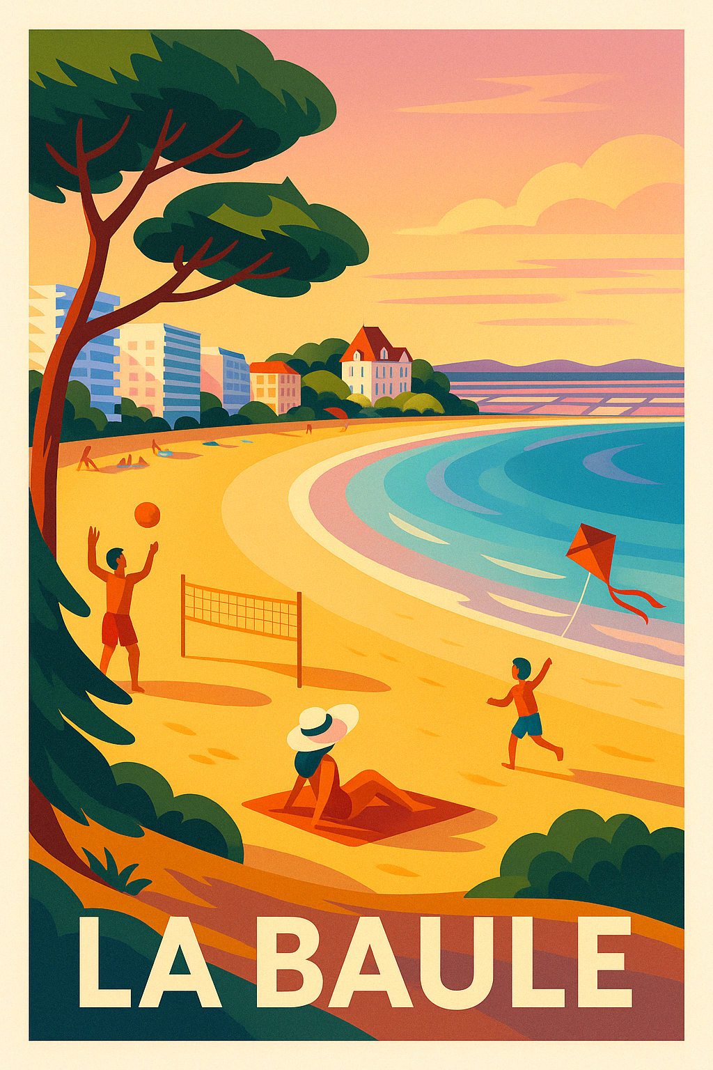 La Baule - Détente et jeux au bord de l'océan