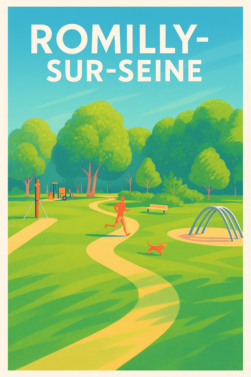 Affiche de Romilly-sur-Seine - Esprit nature et détente