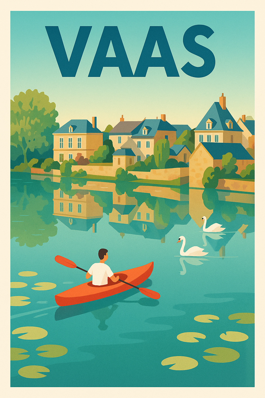 Affiche de Vaas - Sérénité au fil de l'eau