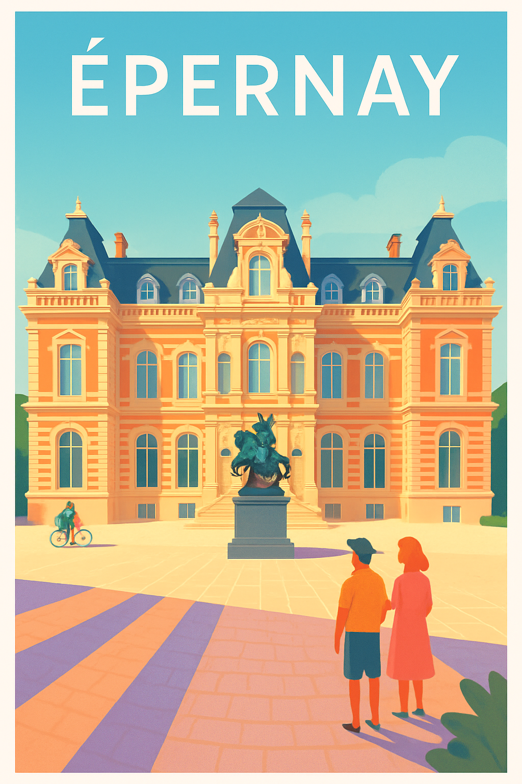 Affiche de Épernay - Élégance et charme champenois