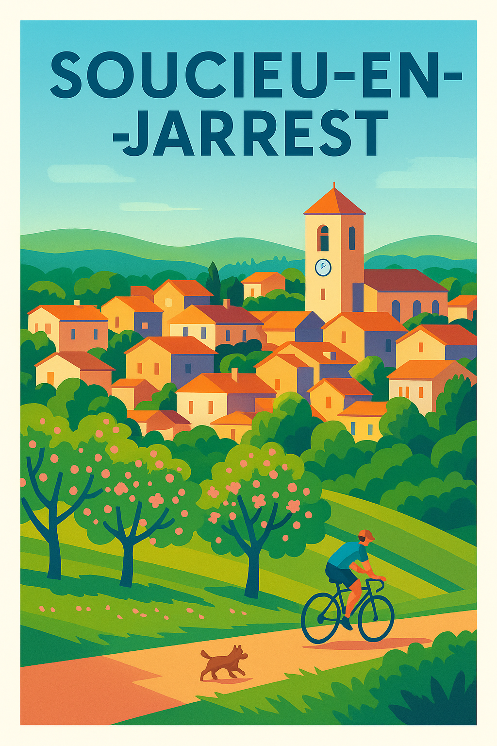 Affiche de Soucieu-en-Jarrest - Charme et nature en pleine harmonie