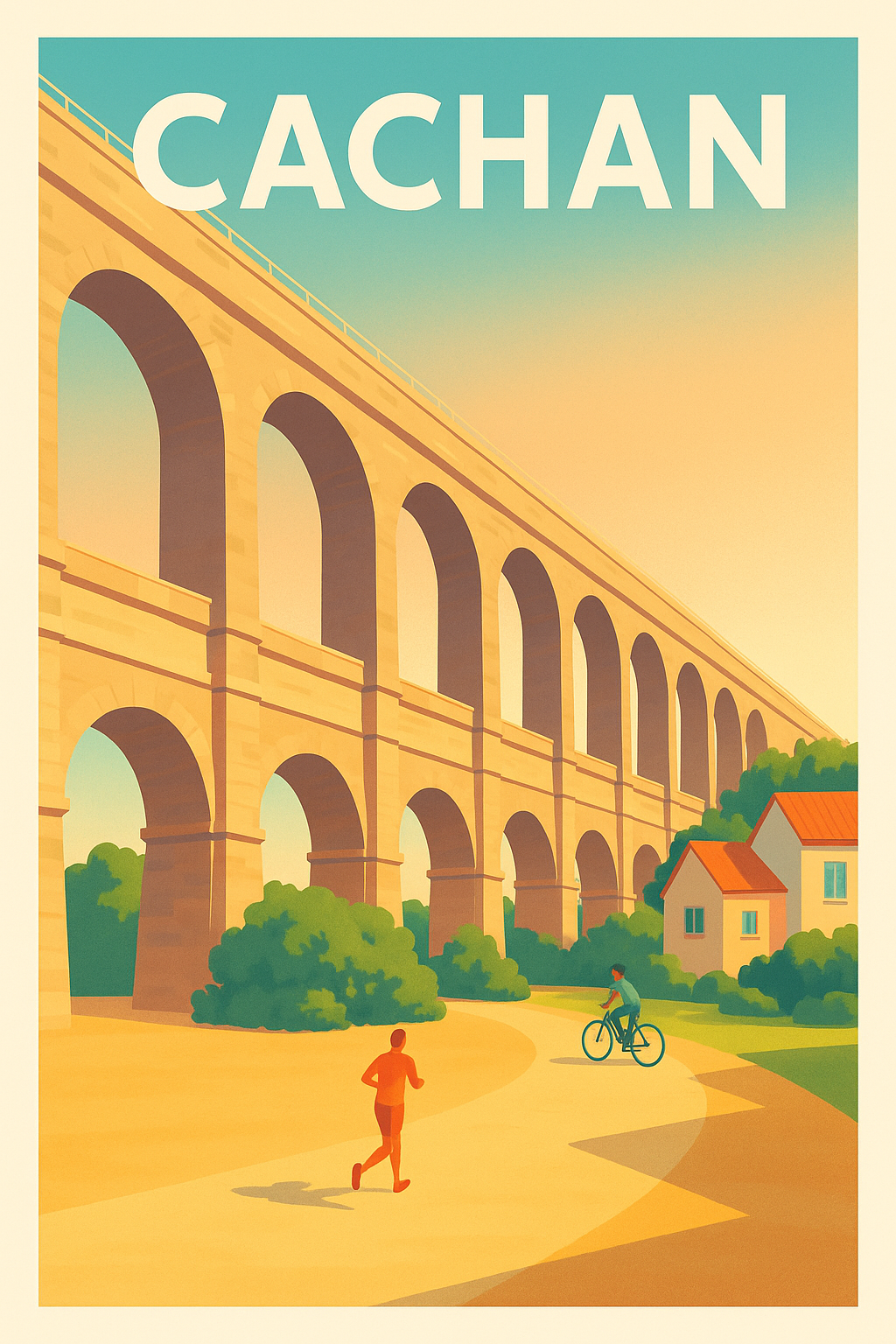 Affiche de Cachan - Harmonie entre patrimoine et nature