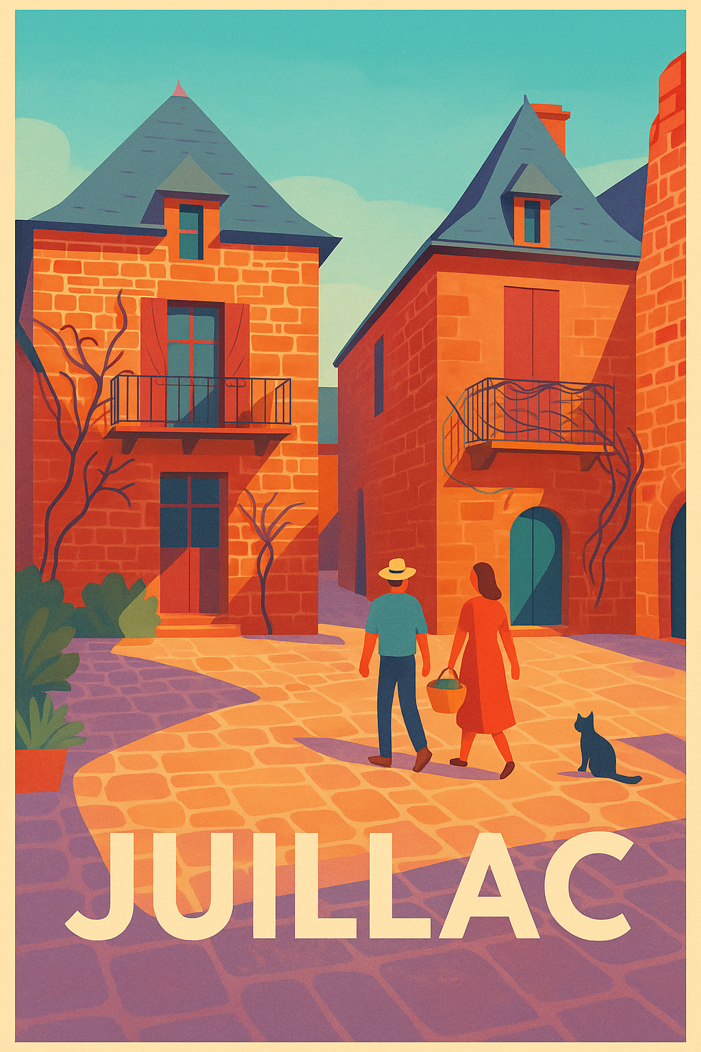 Affiche de Juillac - Charme et douceur de vie en Nouvelle-Aquitaine