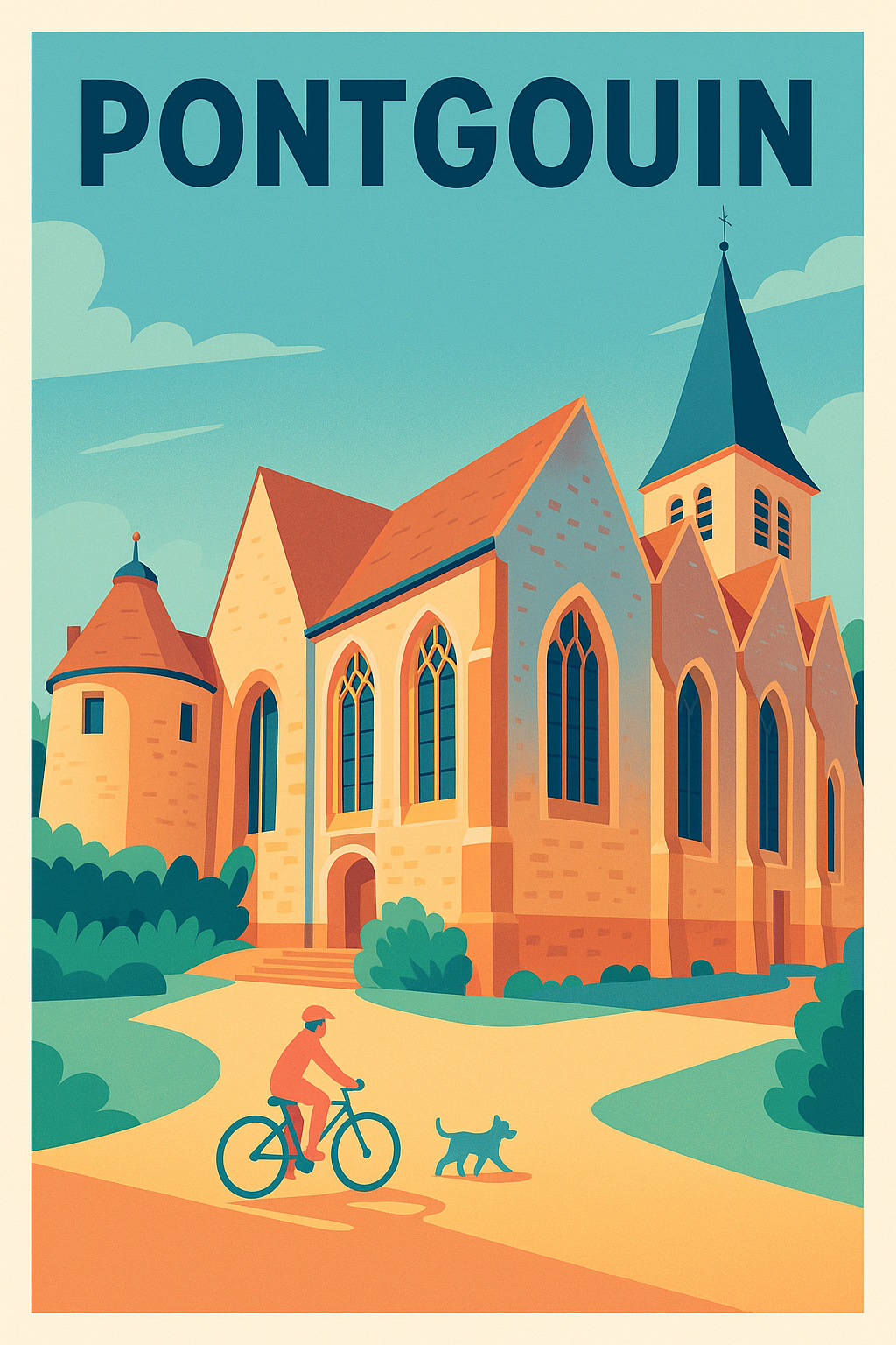 Affiche de Pontgouin - Charme et sérénité au cœur de l'architecture locale