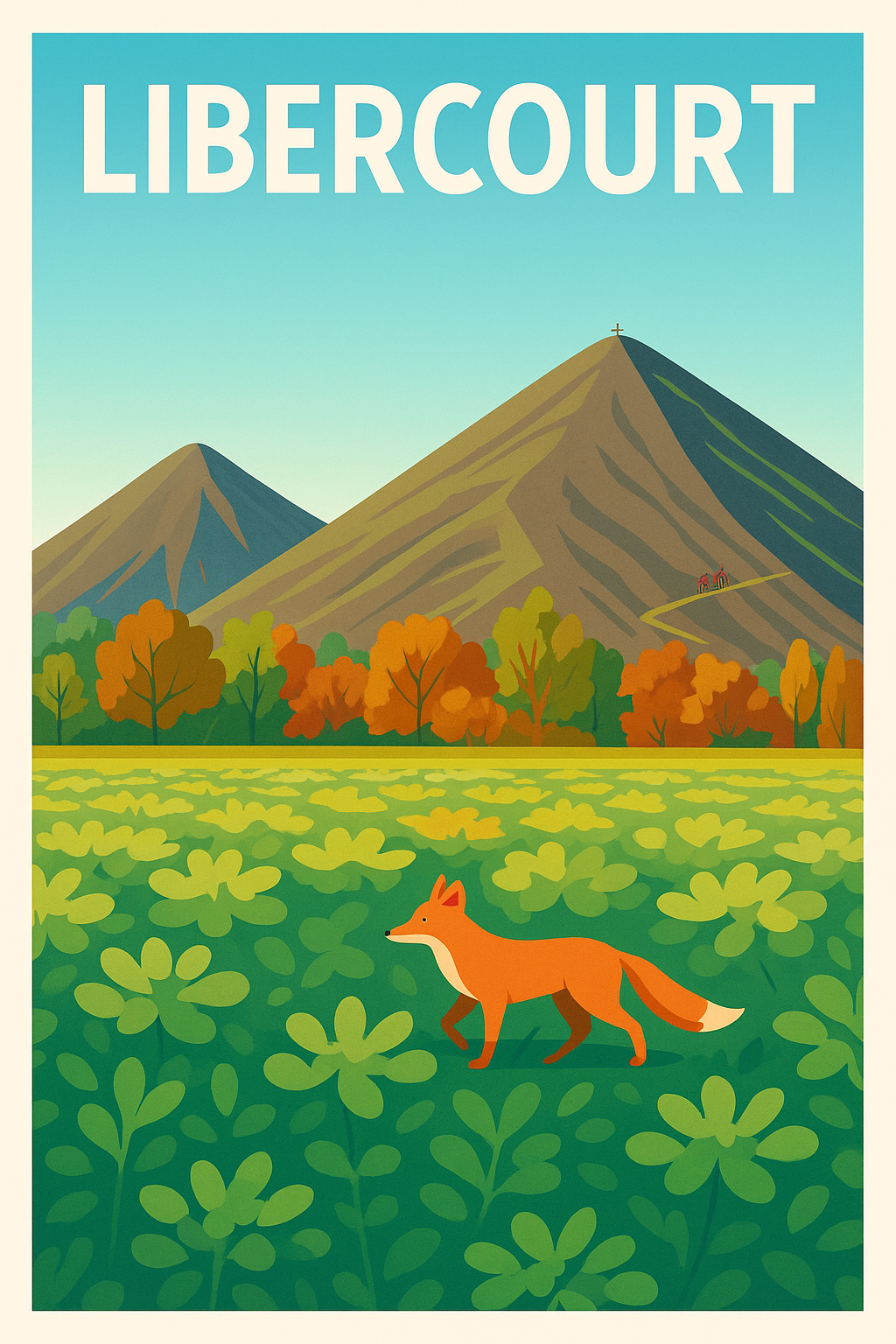 Affiche de Libercourt - Nature et tranquillité au pied des montagnes