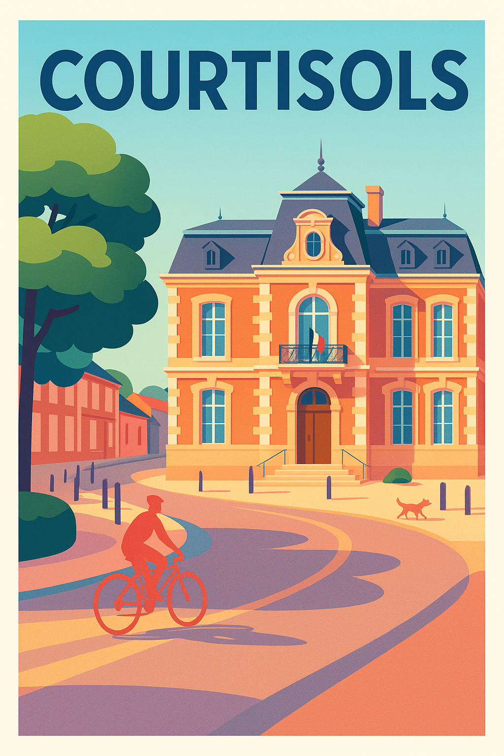 Affiche de Courtisols - Charme et Sérénité Champenoise