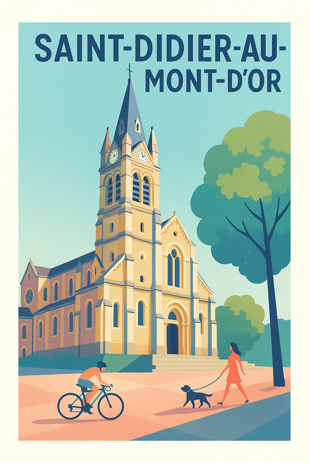 Affiche de Saint-Didier-au-Mont-d'Or - Charme et sérénité au cœur du village