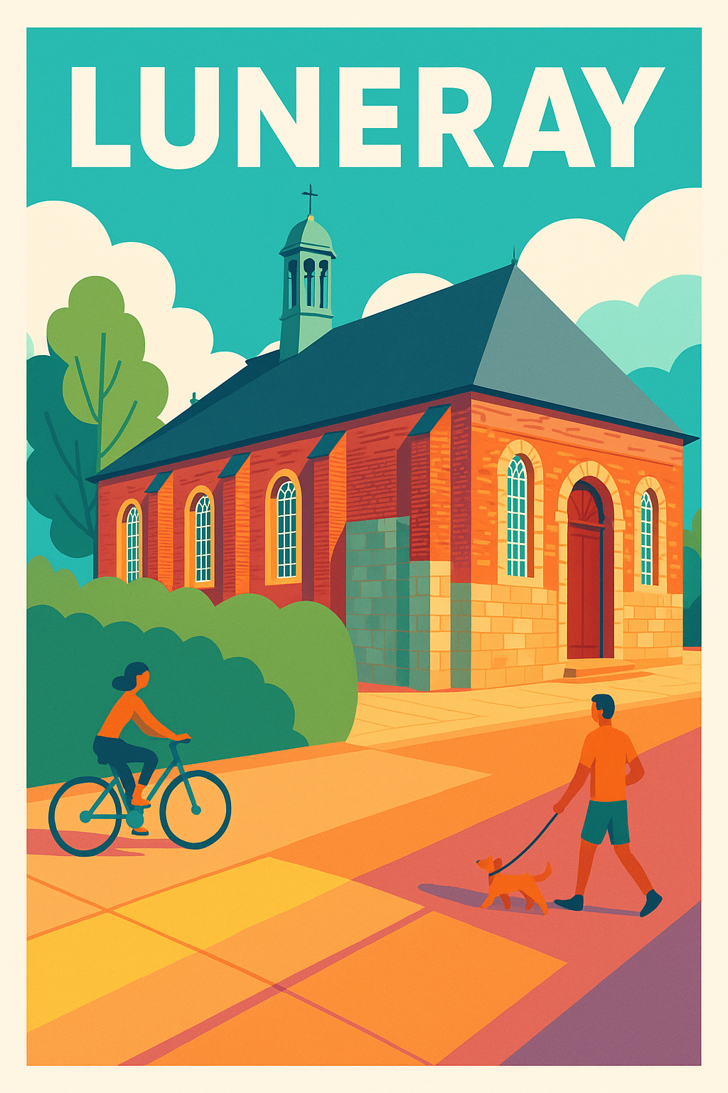 Affiche de Luneray - Charme paisible et architecture locale