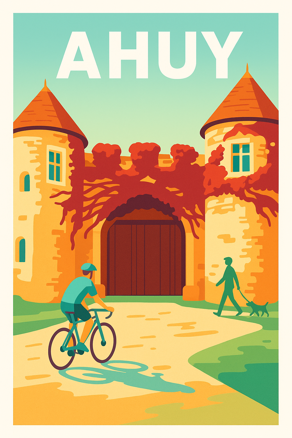 Affiche de Ahuy - Charme historique et douceur de vivre