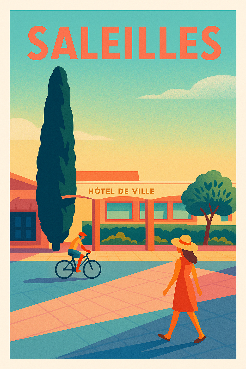 Affiche de Saleilles - Charme et douceur au cœur de la ville