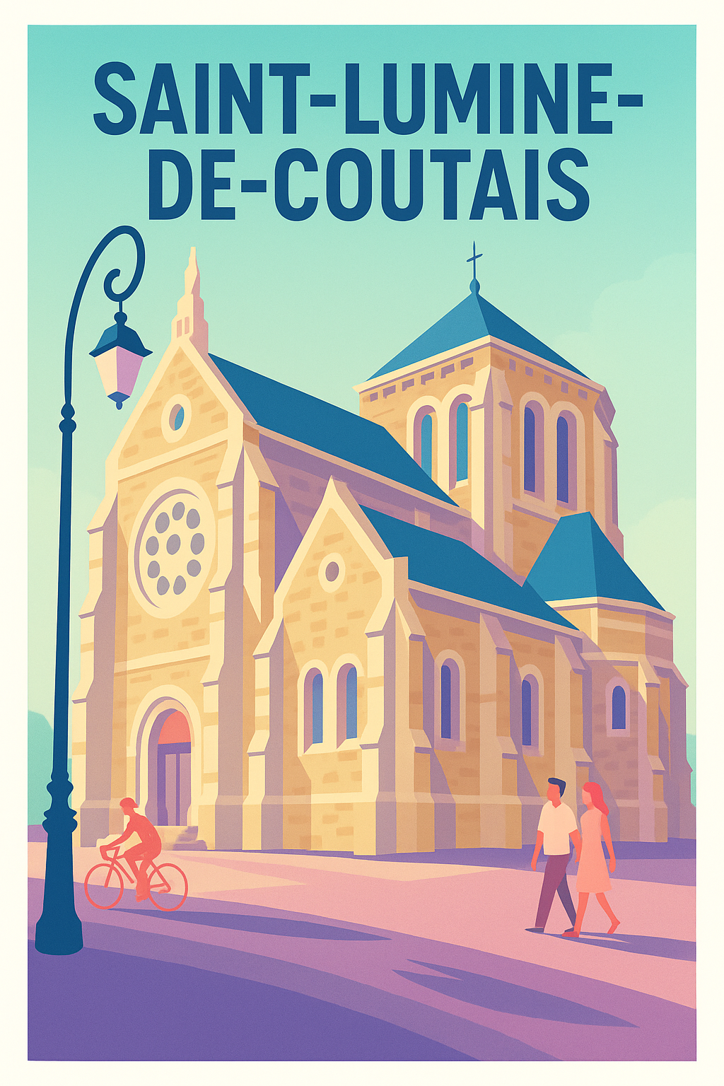 Affiche de Saint-Lumine-de-Coutais - Un charme architectural à découvrir