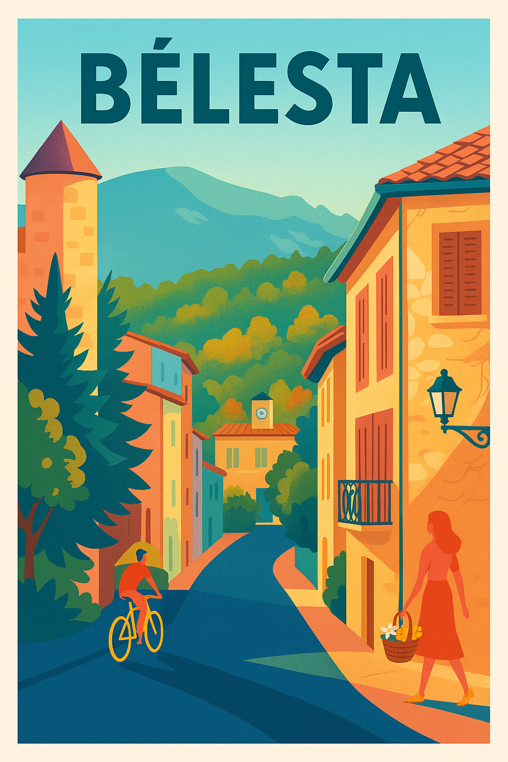 Affiche de Bélesta - Charme et douceur d’un village occitan