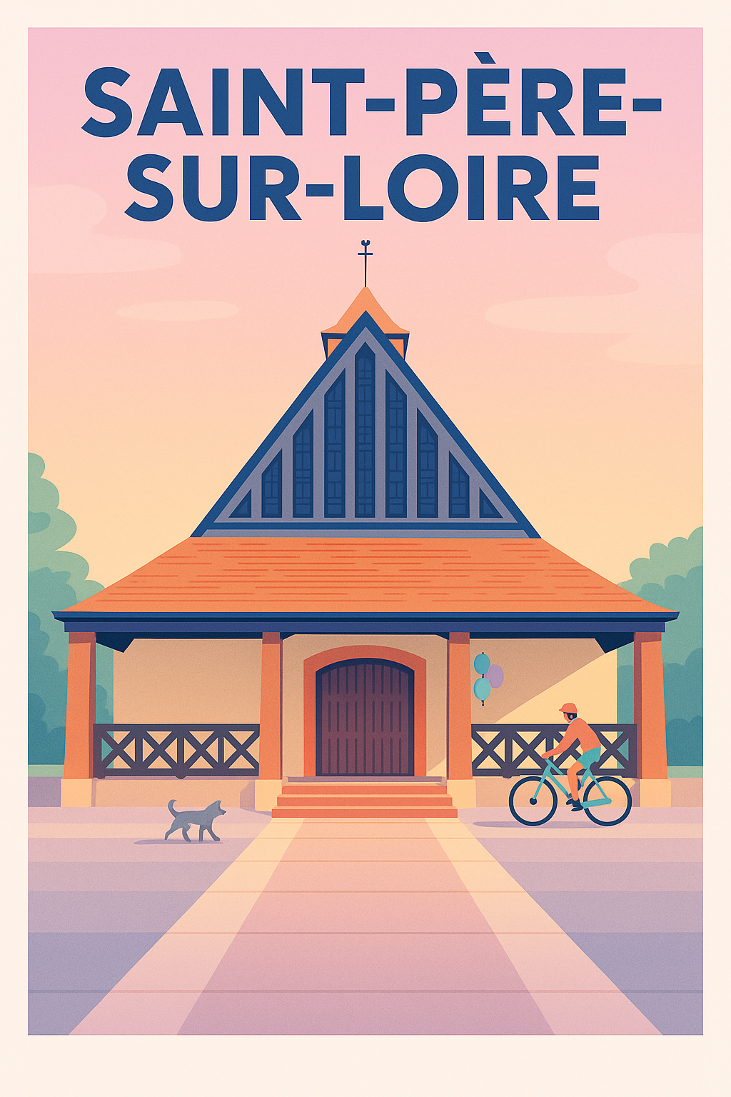 Affiche de Saint-Père-sur-Loire - Douceur et charme au fil de la Loire