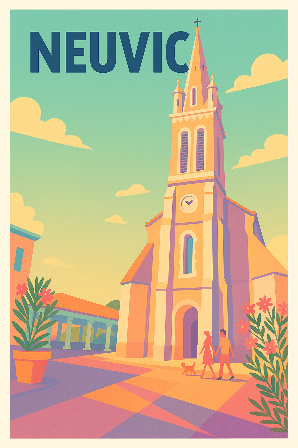 Affiche de Neuvic - Charme et douceur au cœur du village