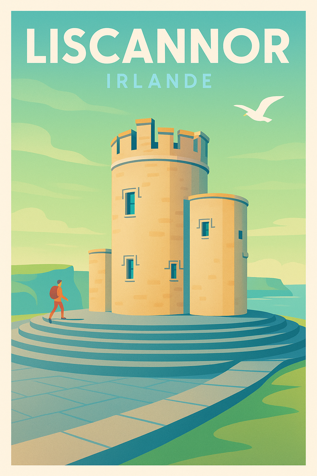 Affiche de Liscannor - Charme et histoire en bord de mer irlandaise