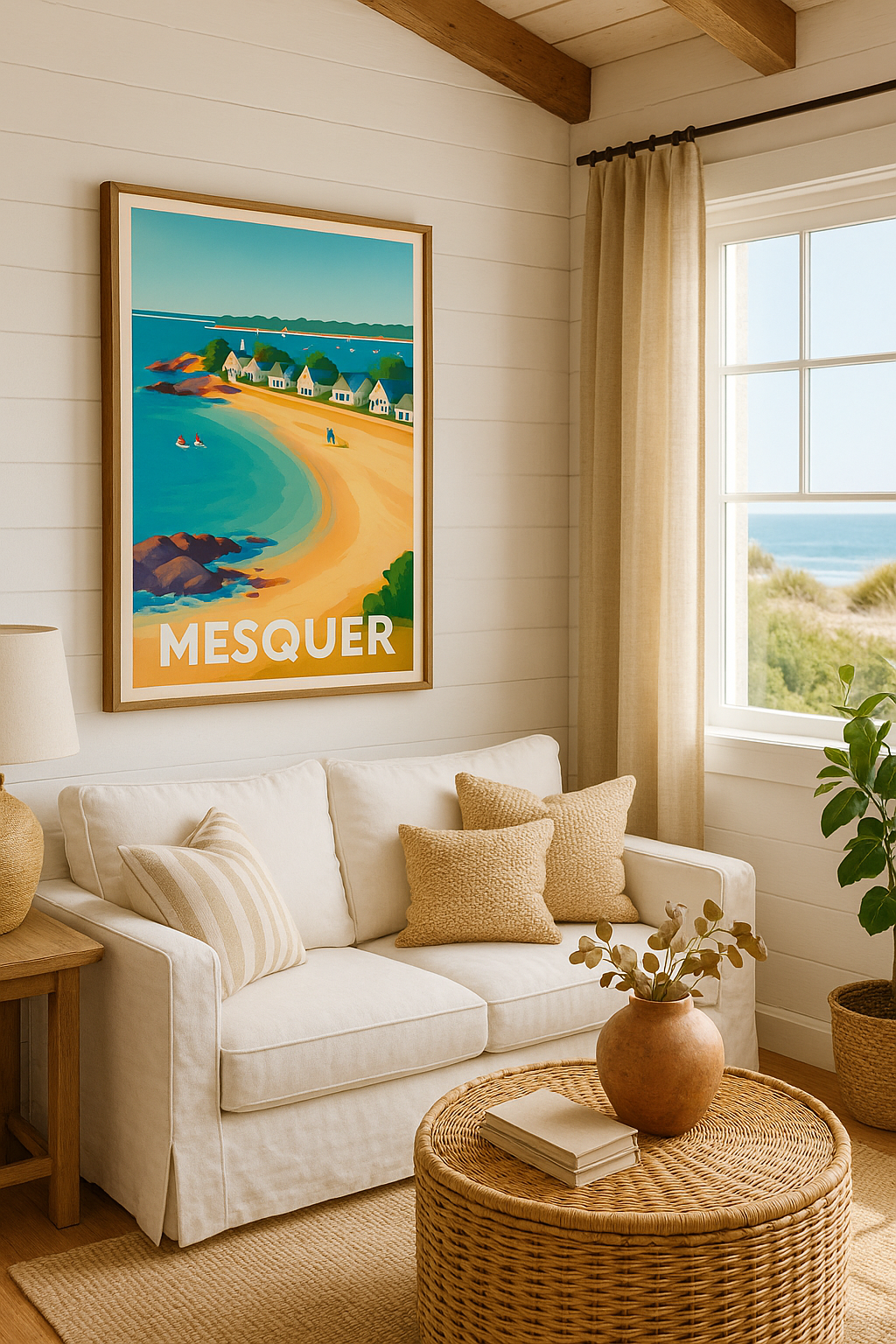 Mise en situation Affiche de Mesquer - Évasion balnéaire et charme côtier