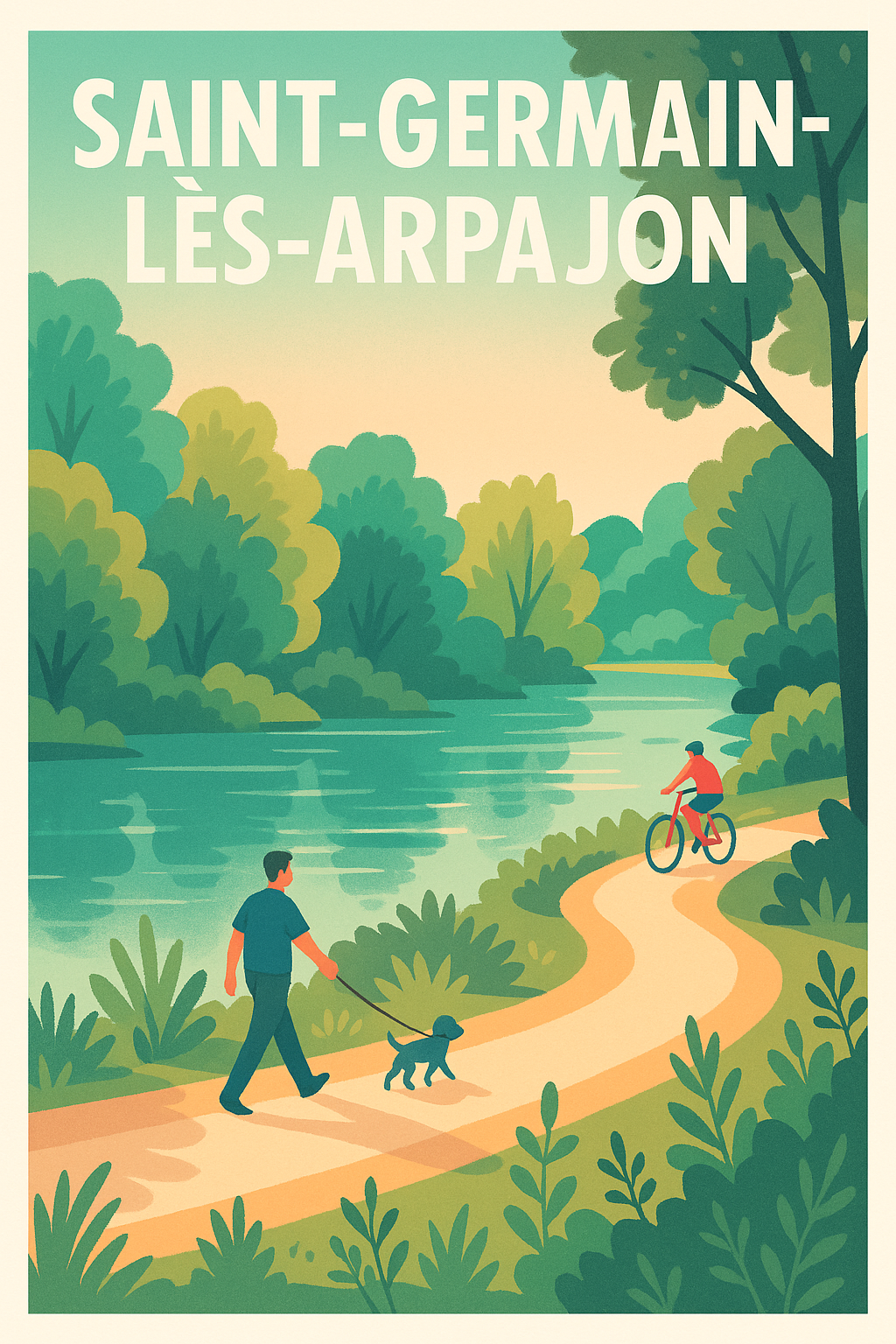 Affiche de Saint-Germain-lès-Arpajon - Évasion au fil de l'eau