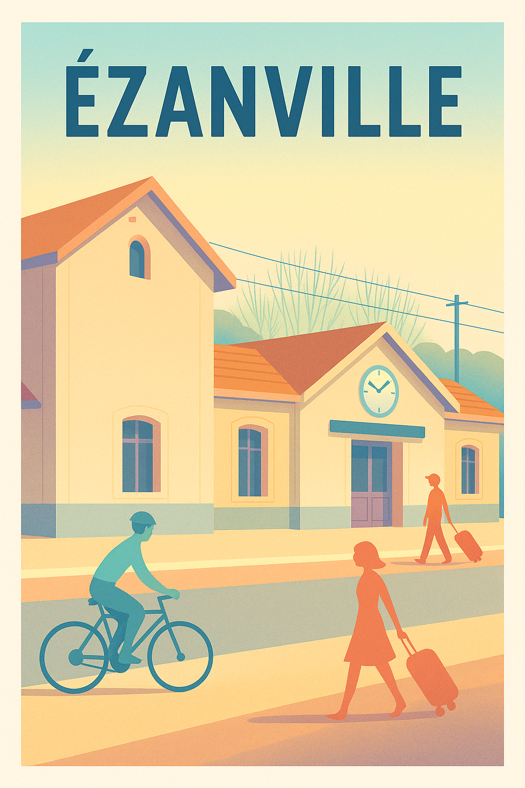 Affiche de Ézanville - L'Élégance du Quotidien en Douceur