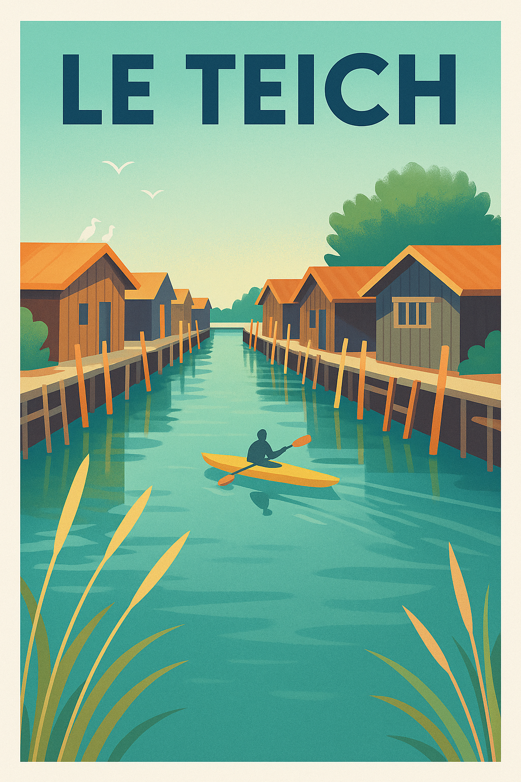 Affiche de Le Teich - Havre de tranquillité au cœur du Bassin d'Arcachon