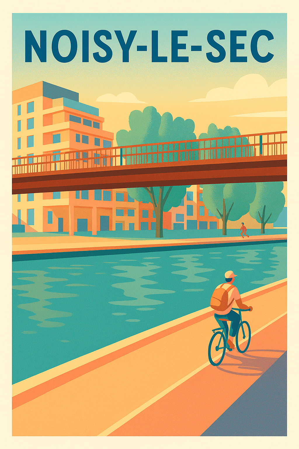 Affiche de Noisy-le-Sec - Balade au fil de l'eau