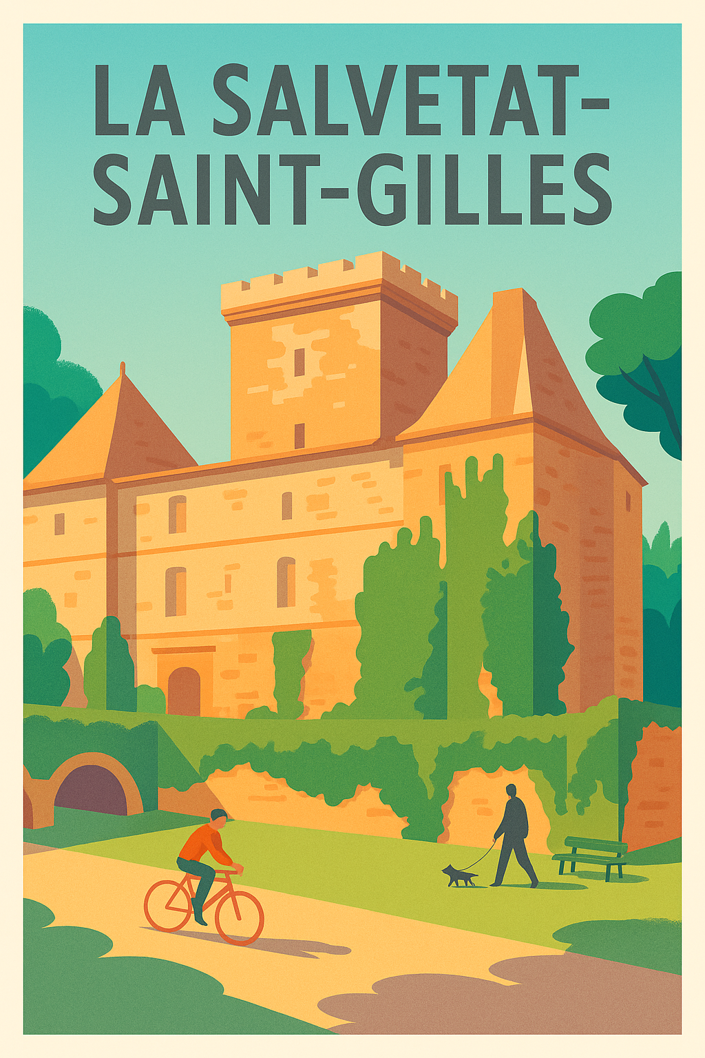 Affiche de La Salvetat-Saint-Gilles - Un havre de paix en pleine nature