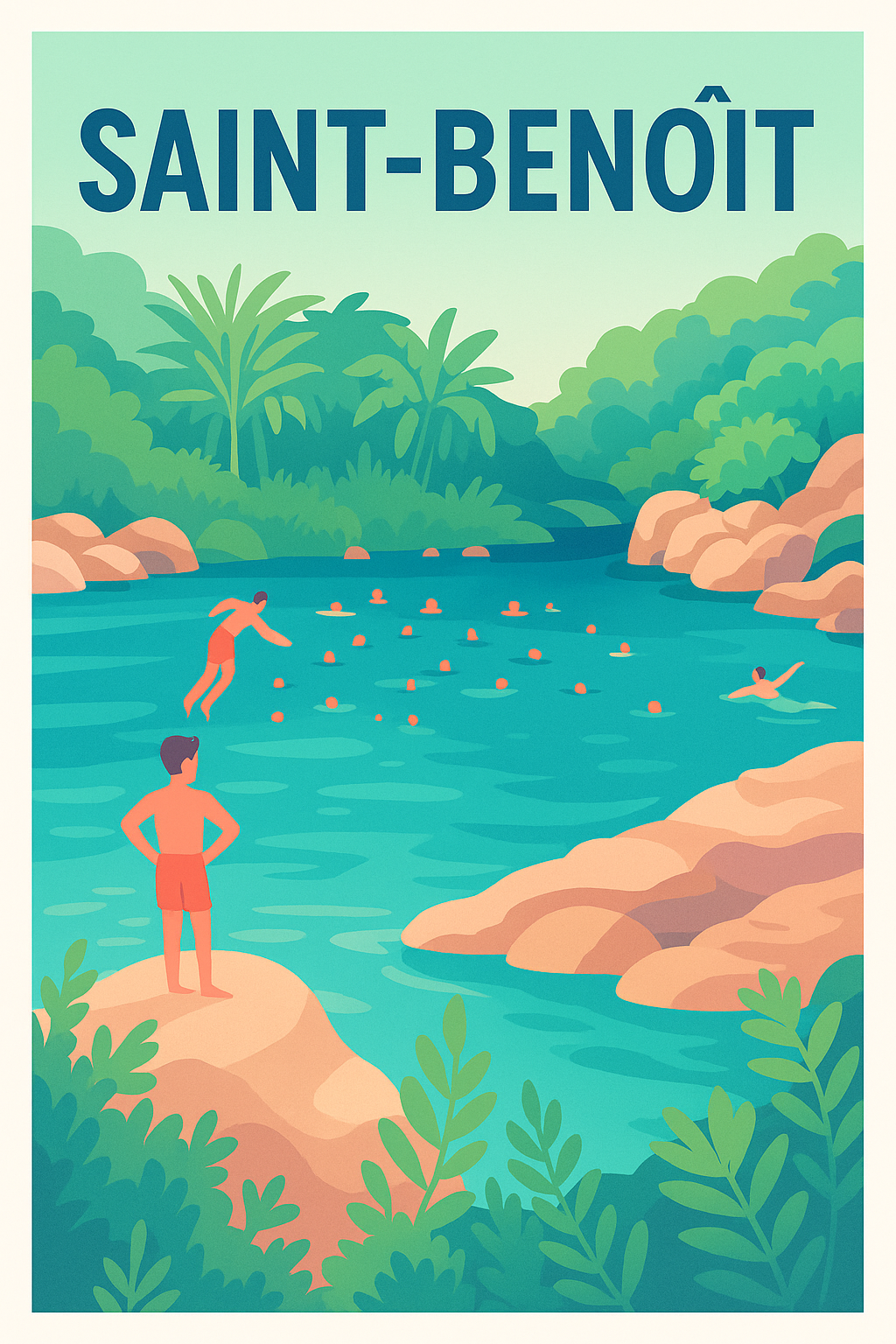 Affiche de Saint-Benoît - Plongez dans la nature enchanteresse