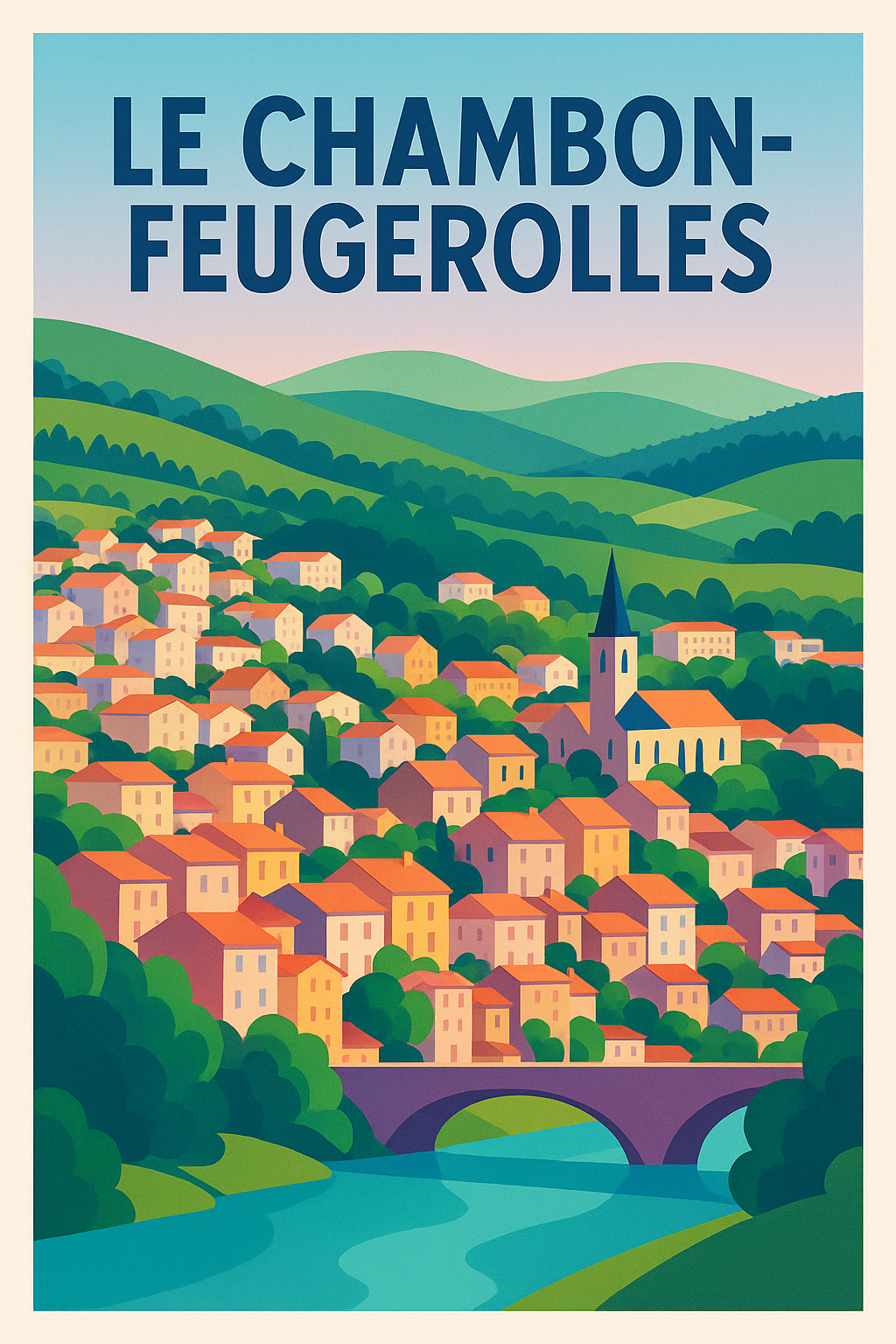 Affiche de Le Chambon-Feugerolles - Charme et Sérénité au Cœur de la Vallée