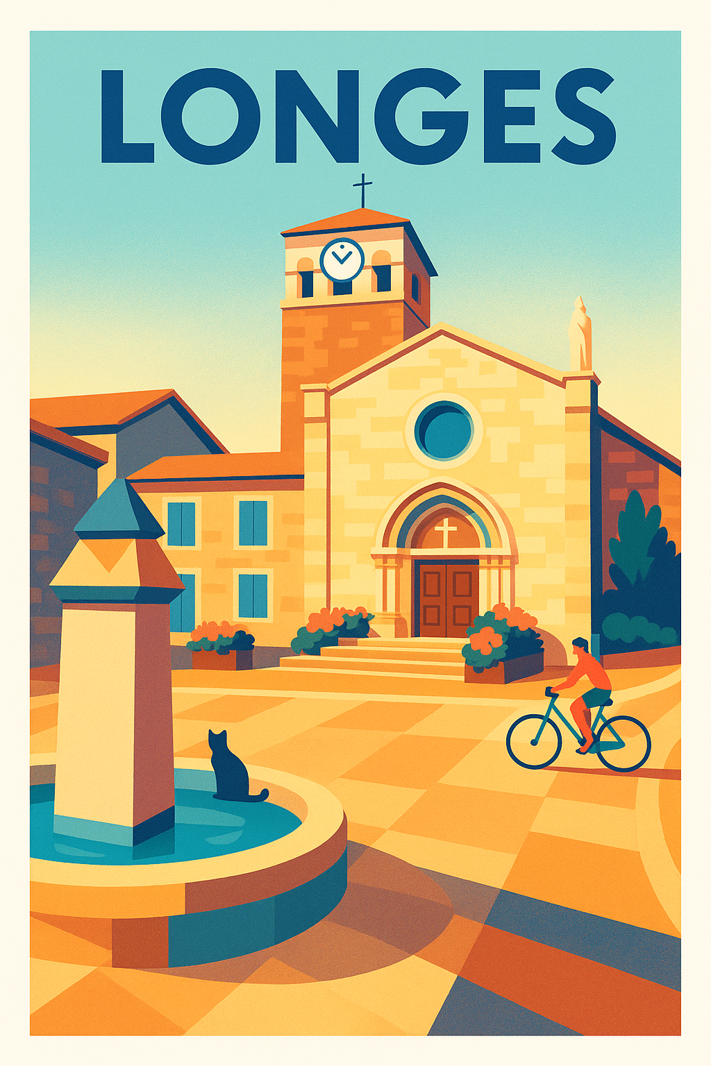 Affiche de Longes - Charme et sérénité au cœur du village