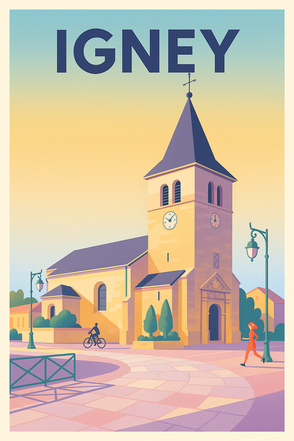 Affiche de Igney - Charme et quiétude au cœur du village